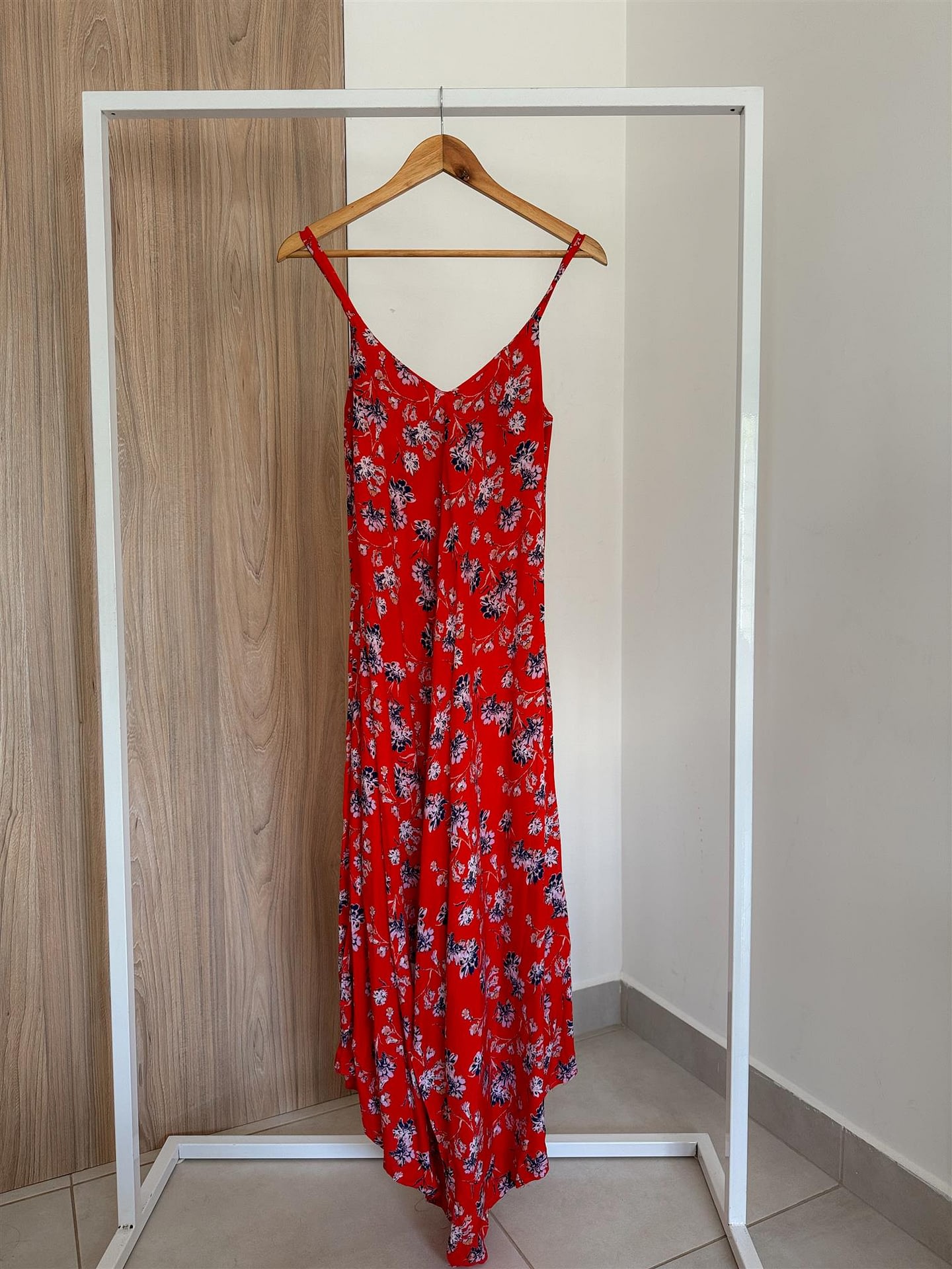 VESTIDO LARGO ROJO
