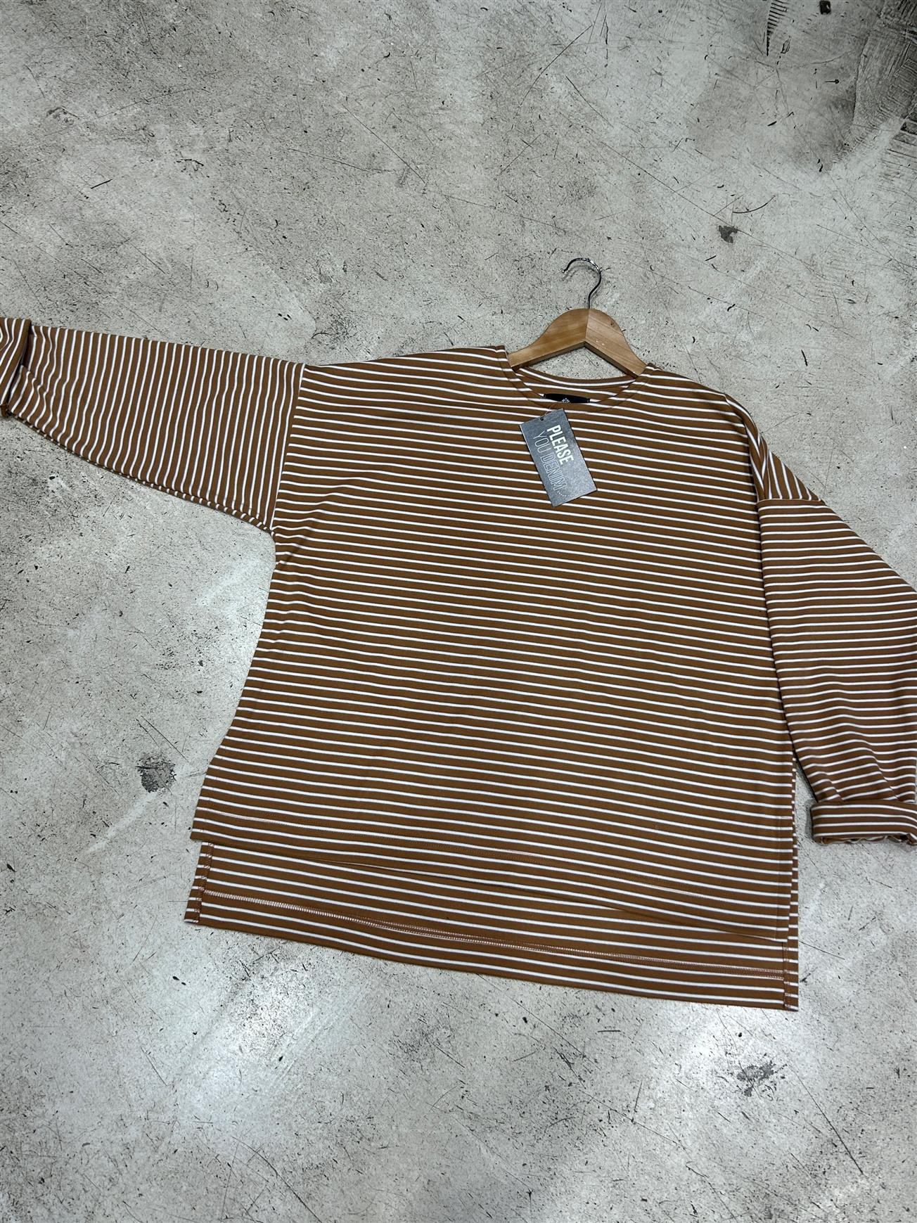 SWEATER LARGO RAYAS BILLIE