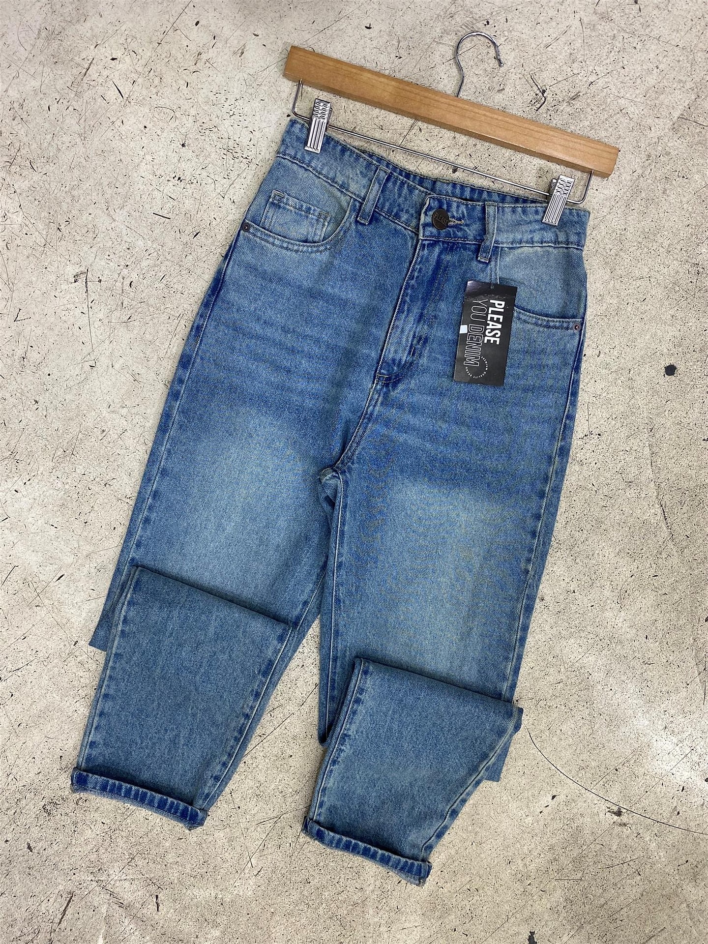 JEANS MOM PERSES