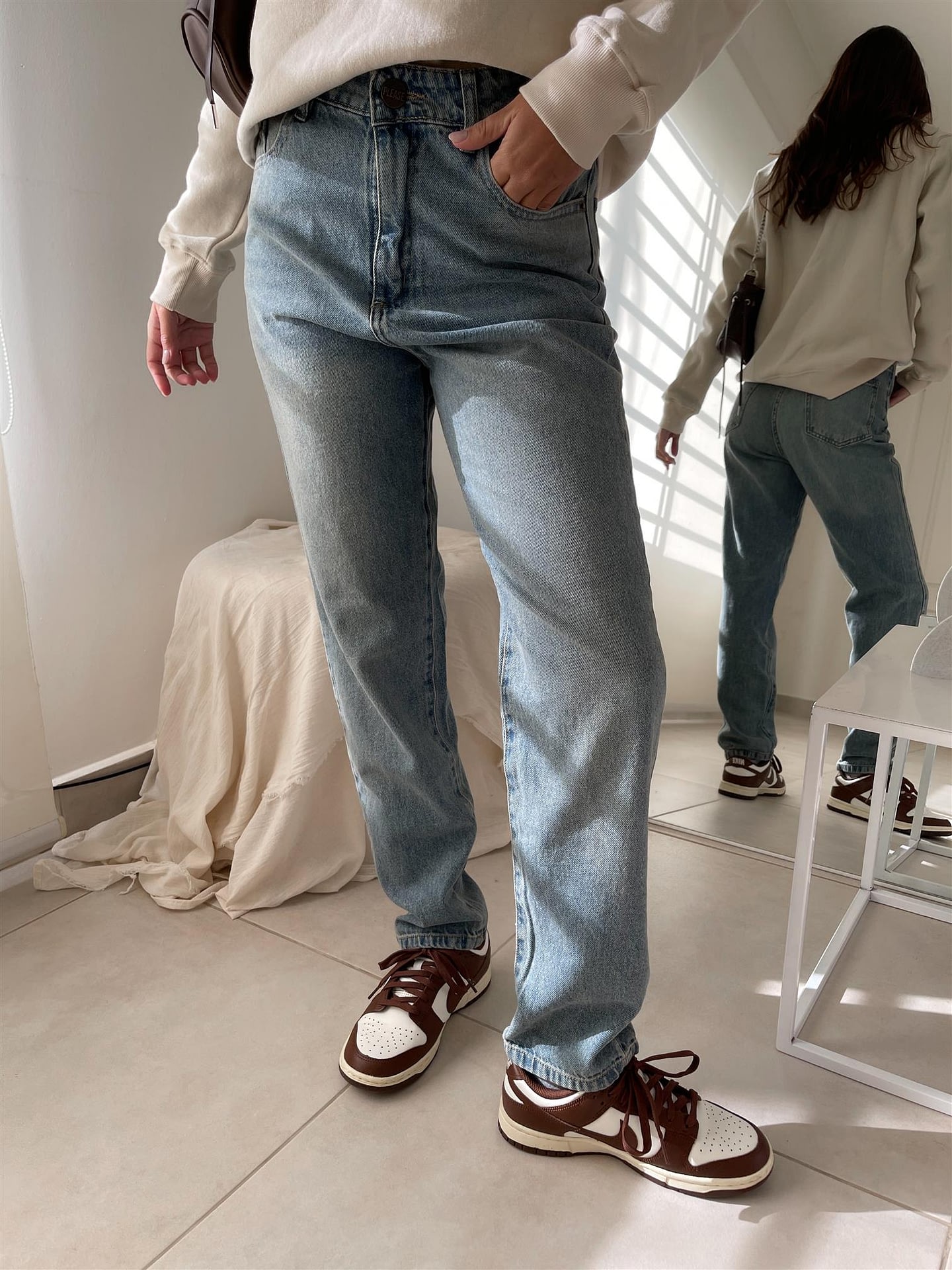 MOM VAINILLA JEANS PERSES